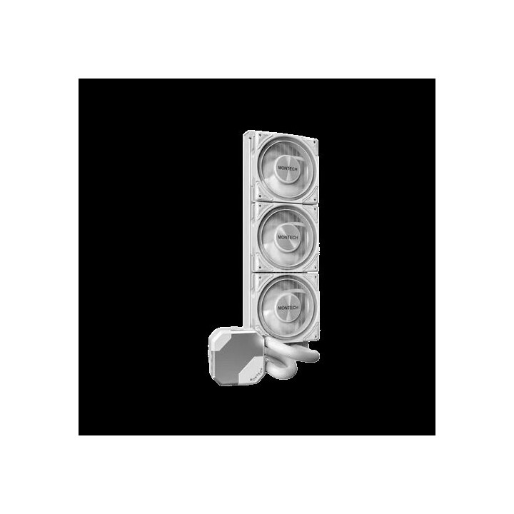 disipador ref liquida montech hyperflow s360 w 3vent 120mm intel-amd argb white