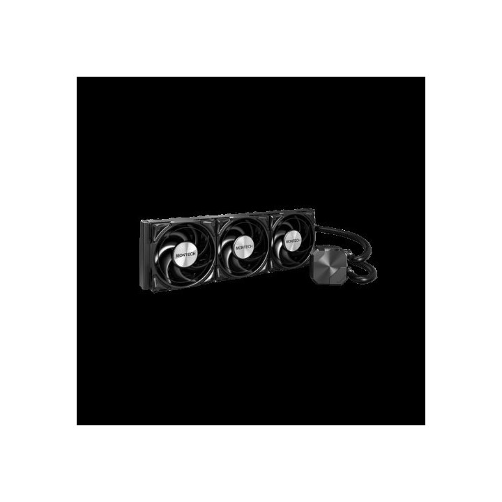 disipador ref liquida montech hyperflow s360 b 3vent 120mm intel-amd argb black