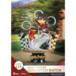 beast kingdom figura beast kingdom dstage harry potter partido de quidditch