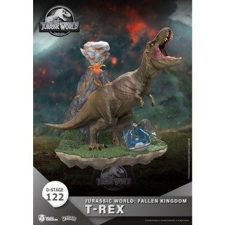 beast kingdom figura beast kingdom dstage jurassic world el reino caido t - rex
