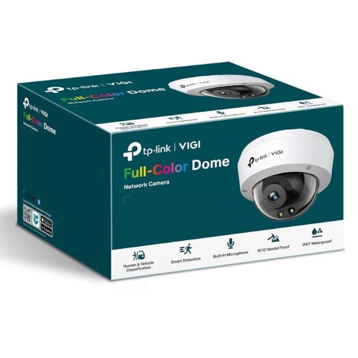 vigi camara ip domo c250 5mp plastico full-color 4