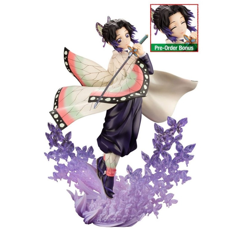 kotobukiya figura kotobukiya demon slayer kimetsu no yaiba artfxj shinobu kocho 25 cm