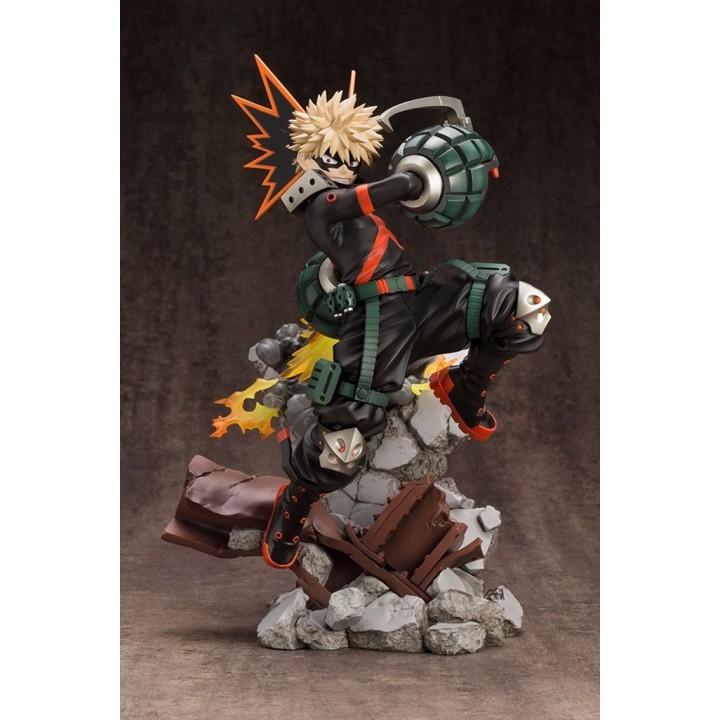 kotobukiya figura kotobukiya my hero academia artfxj katsuki bakugo ver 2 bonus edition pvc escala 1