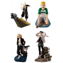megahouse set figuras megahouse petitrama series tokyo revengers toman heroic scenes