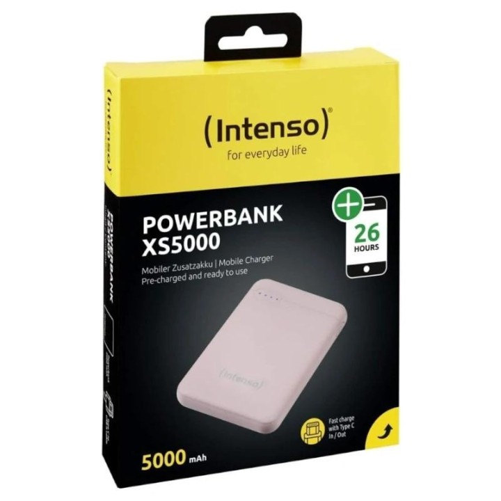 intenso powerbank xs5000 5000mah rosa