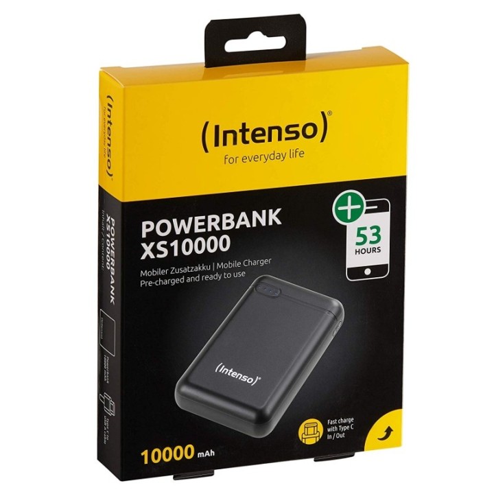 intenso powerbank xs10000  10000mah negro