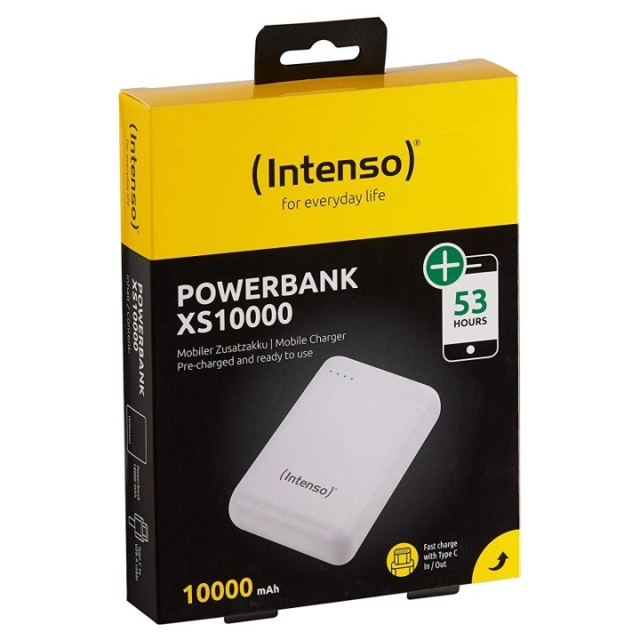 intenso powerbank xs10000  10000mah blanco