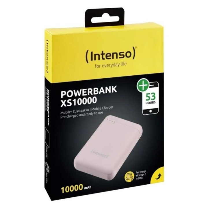 intenso powerbank xs10000  10000mah rosa