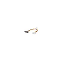 cable alimentacion lanberg molex hembra/sata macho 15cm