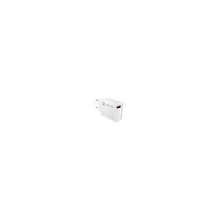 cargador natec ribera 18w 1xusb-a qc3.0 blanco
