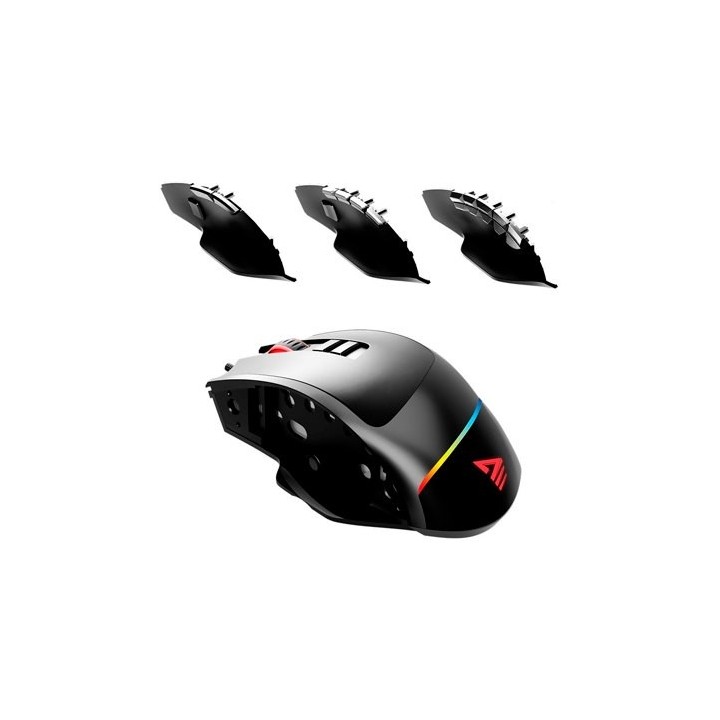 raton gaming savio valiant rgb cable 1.8m 12400dpi