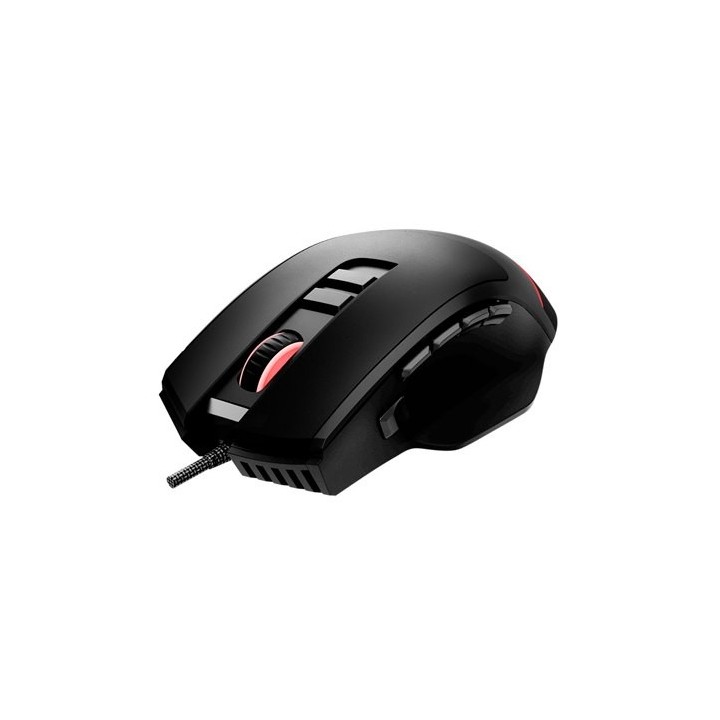 raton gaming savio valiant rgb cable 1.8m 12400dpi