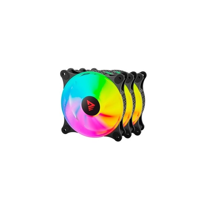 ventilador 120x120 savio blast argb pack 3 uds 1800rpm 25db pwm 4-pin