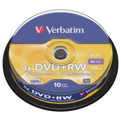 Verbatim Bobina 10u Dvd Rw...