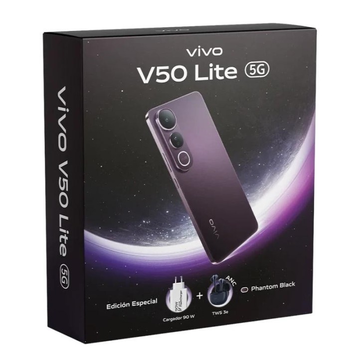 vivo v50 lite 5g 6.77 8gb 256gb black bundle