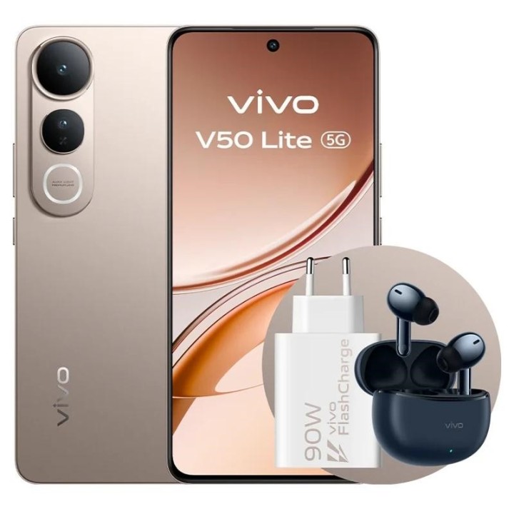 vivo v50 lite 5g 6.77 8gb 256gb gold bundle