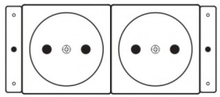 kramer kramer electronics ts-2de toma de corriente