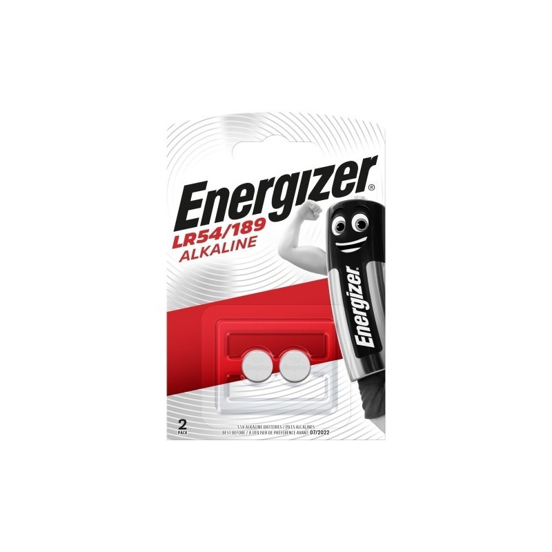 energizer blister 2 pilas de boton modelo lr54/189 energizer e301536702