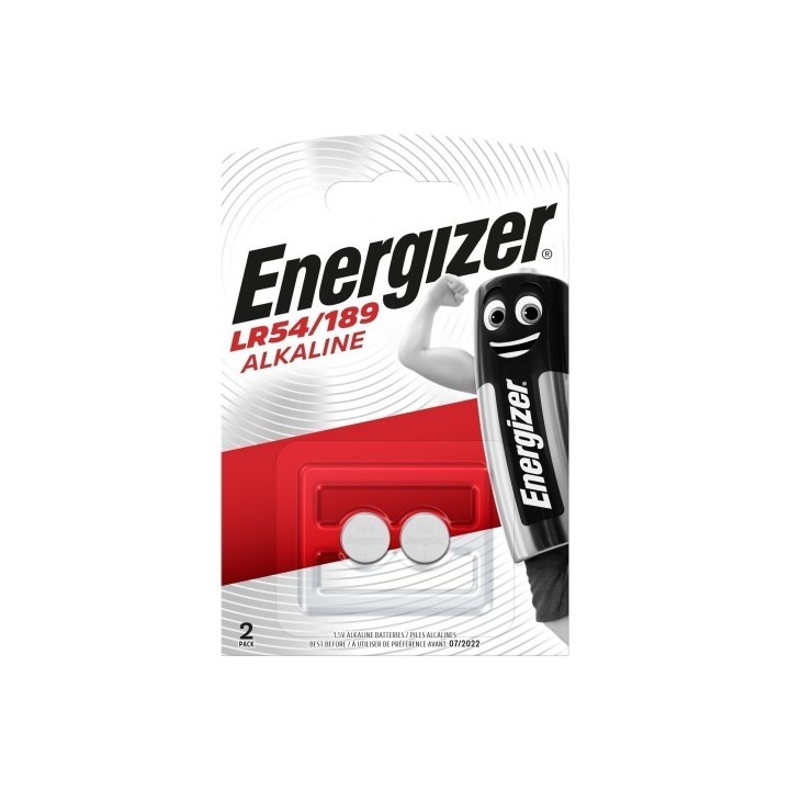 energizer blister 2 pilas de boton modelo lr54/189 energizer e301536702
