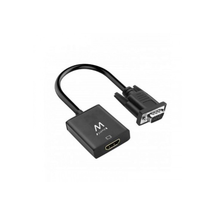 ewent ewent convertidor vga a hdmi con audio