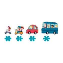(liqu.) puzzle xxl goula 18 pz. vehiculos