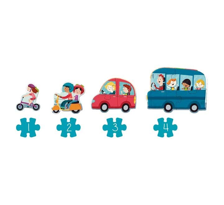 (liqu.) puzzle xxl goula 18 pz. vehiculos