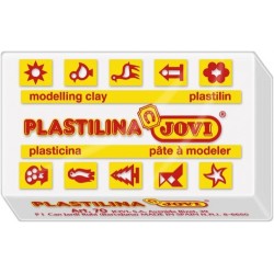 jovi caja 30 pastillas plastilina 50 g - blanco jovi 7001