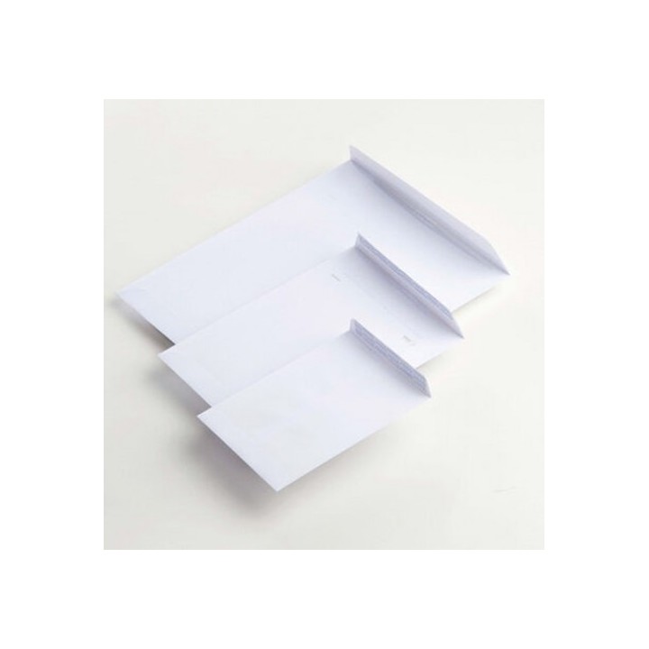 sam caja 250 bolsas din b4 folio (250x353) offset blanco 100 grs. autosam autoadhesivo con tira de s