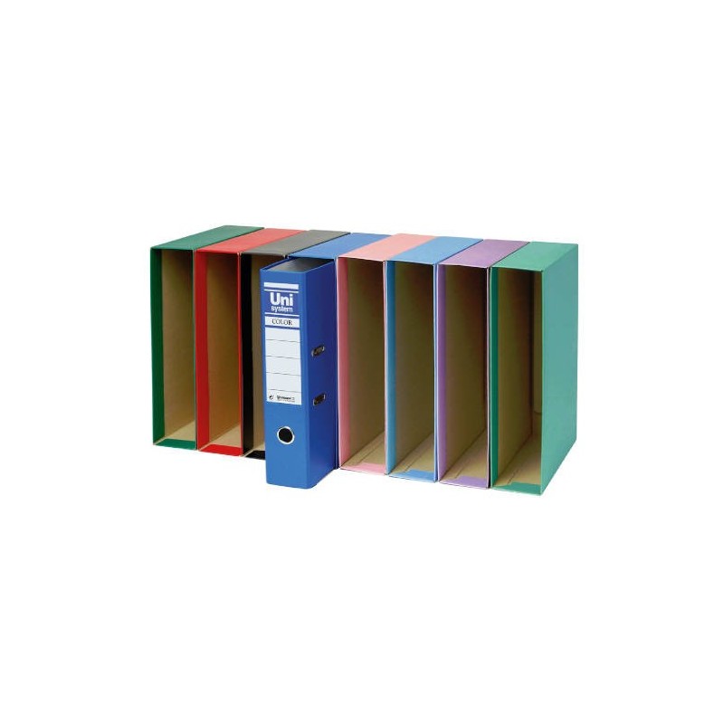 unisystem color caja folio en color negro unisystem color 17221010  pack: 12 unidades
