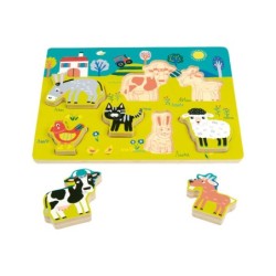 (desc.) puzzle 7 pz andreu toys granja