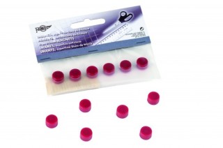 faibo blister de 6 imanes redondos 10mm. en color rojo faibo 60-10-03