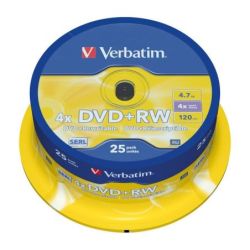 Verbatim Bobina 25u Dvd+rw...