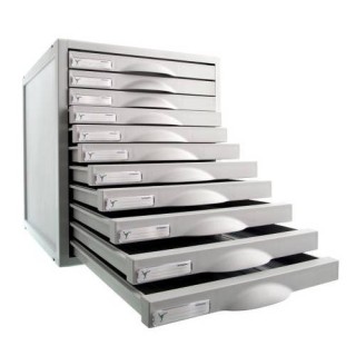 archivo 2000 modulo archisystem de 11 cajones 356x316x362 mm gris archivo 2000 8211c gs