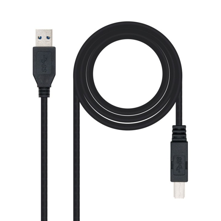 nanocable cable usb 3.0, impresora a/m-b/m, 2m