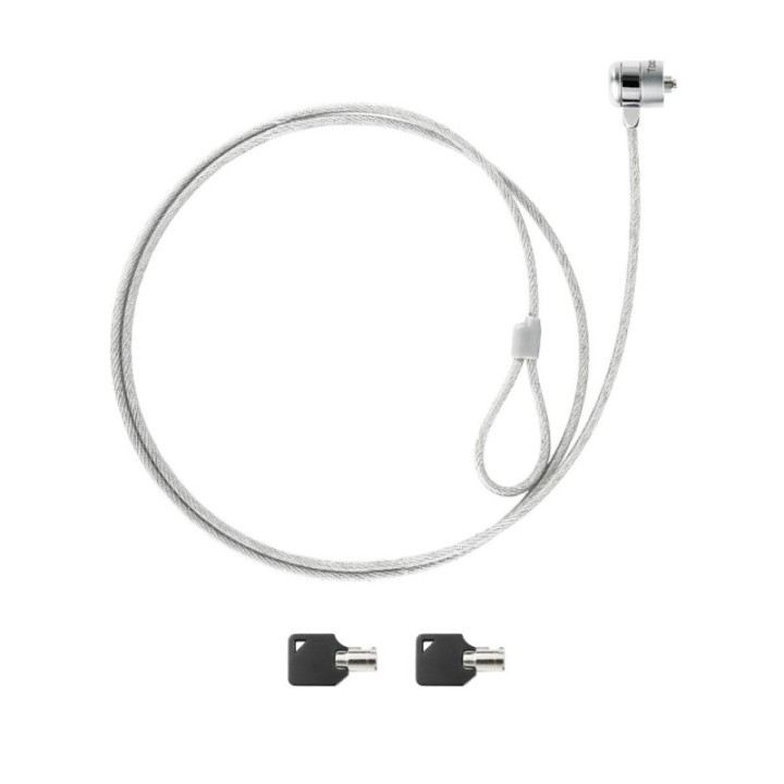 tooq cable de seguridad con llave 1.5 metros