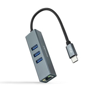 nanocable conversor usb-c ethernet +3xusb 3.0