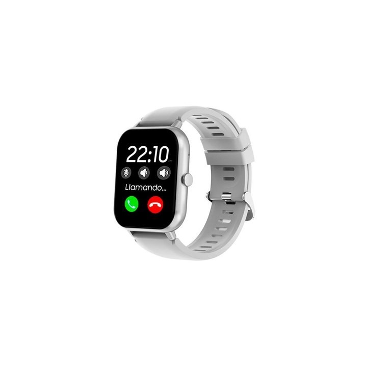 smartwatch cool forest gris 1.83  correa silicona 20mm ip67 bluetooth
