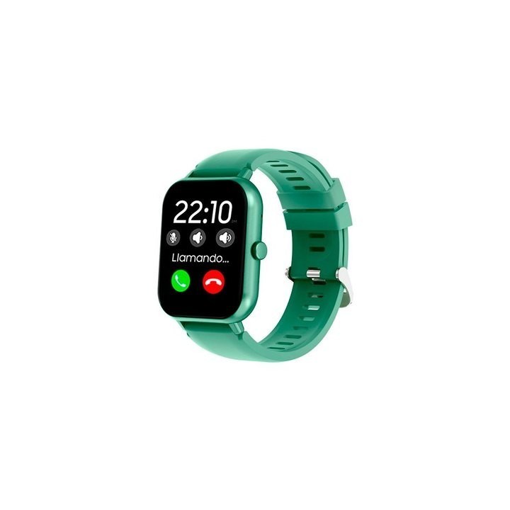 smartwatch cool forest verde 1.83  correa silicona 20mm ip67 bluetooth