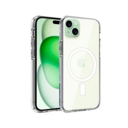 funda cool iphone 15 plus magnetica transparente compatible cargador magnetico