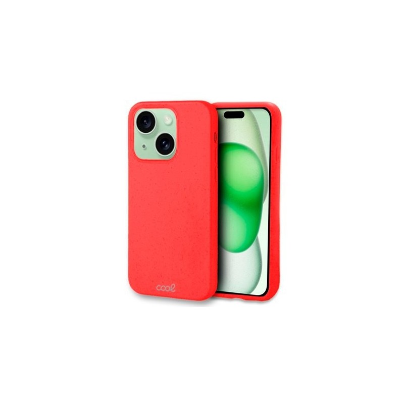 funda cool iphone 15 plus rojo incluye cordon rojo 150cm