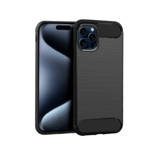 funda cool iphone 15 pro carbon negro antideslizante marco reforzado