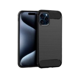 funda cool iphone 15 pro carbon negro antideslizante marco reforzado