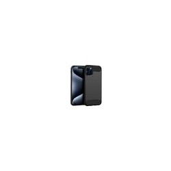 funda cool iphone 15 pro carbon negro antideslizante marco reforzado