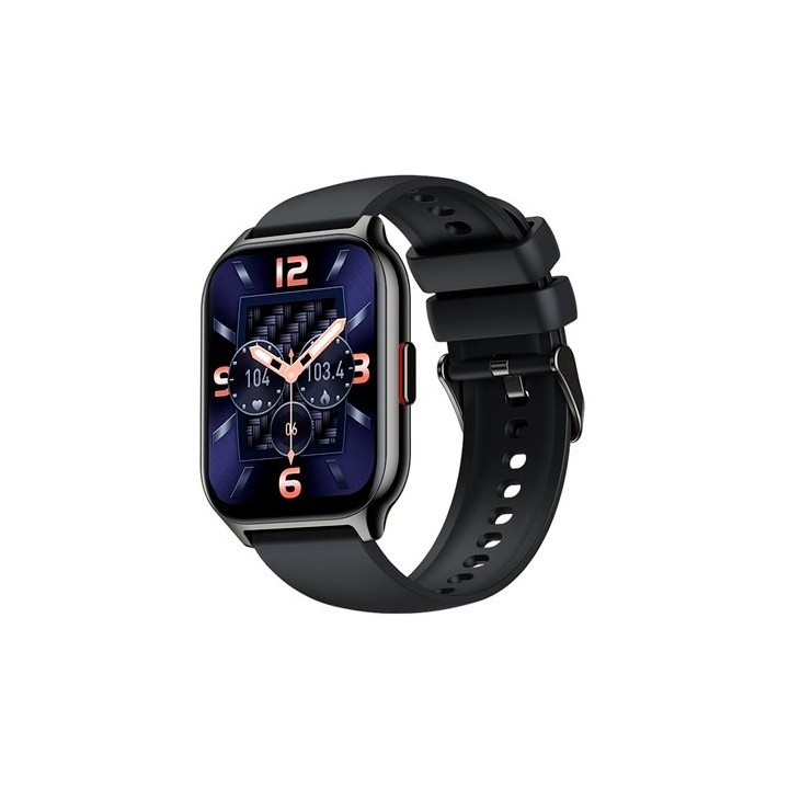smartwatch cool nova negro 2.01  correa silicona 22mm ip67 bluetooth 5.2