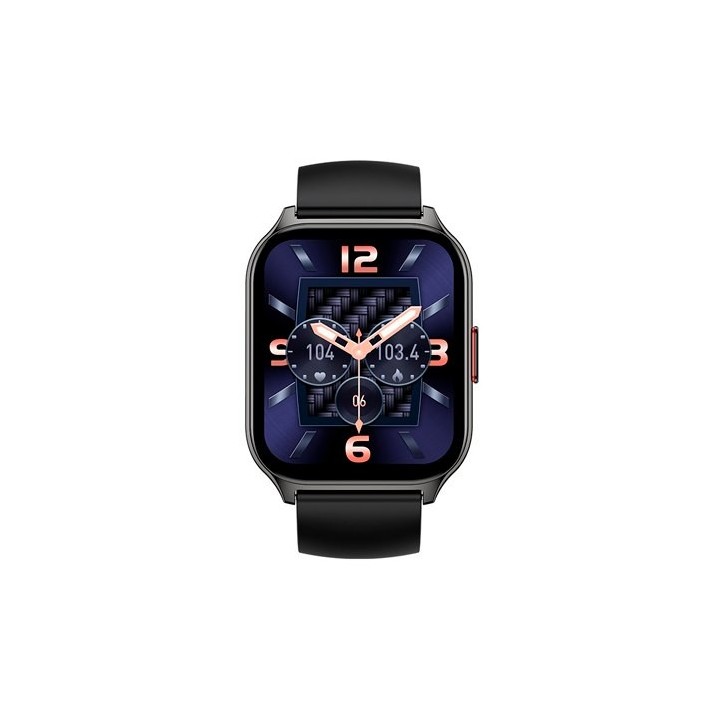 smartwatch cool nova negro 2.01  correa silicona 22mm ip67 bluetooth 5.2