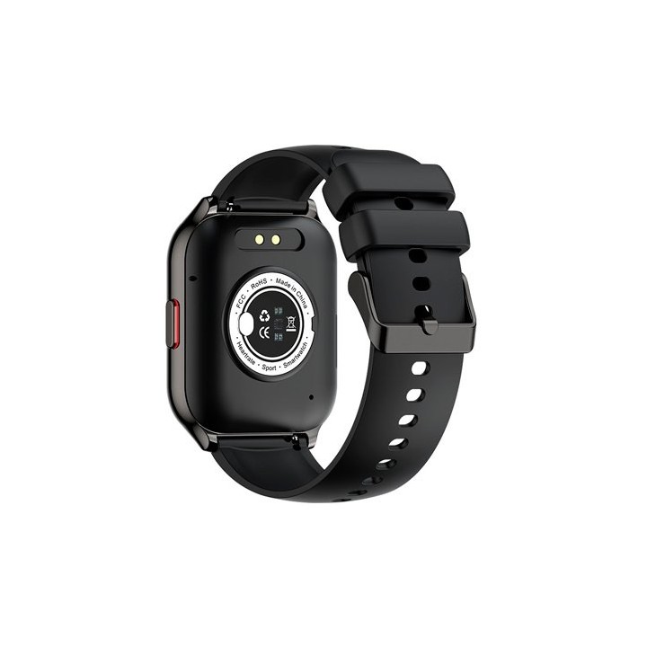 smartwatch cool nova negro 2.01  correa silicona 22mm ip67 bluetooth 5.2