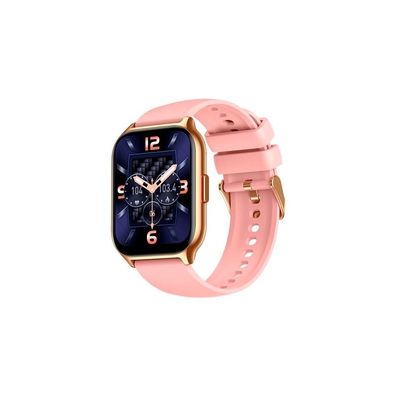 smartwatch cool nova rosa 2.01  correa silicona 22mm ip67 bluetooth 5.2