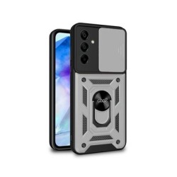 funda cool samsung galaxy a55 hard ring plata anillo sujecion iman refuerzo extra