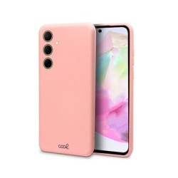 funda cool samsung galaxy a35 cover rosa silicona proteccion total camara