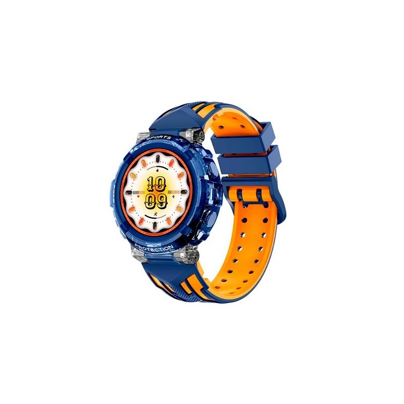 smartwatch cool clever azul 1.27  correa silicona 22mm ip67 bluetooth 5.0